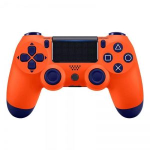 Wireless Controller Sunset Orange for PS4 - Video Game Precision Control Gamepad Joystick for Playstation 4/Pro/Slim